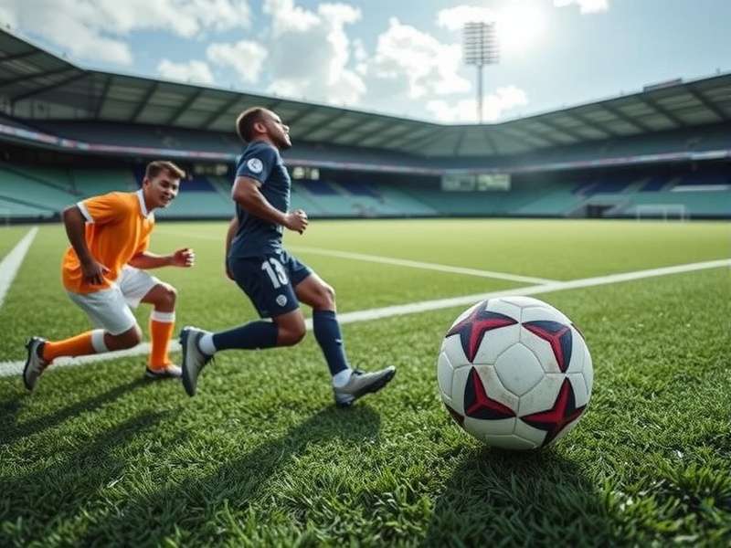 Football team training session