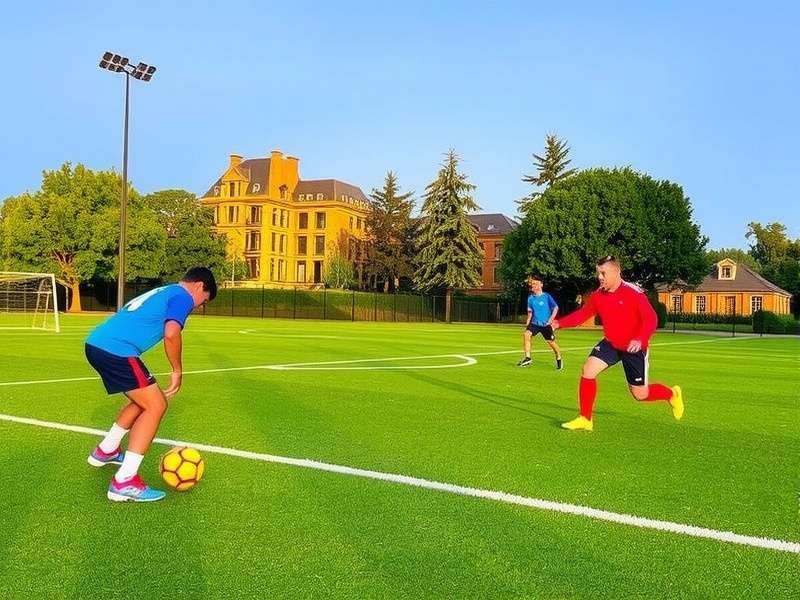 Youth football training